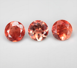 Набор из 3 орегонских солнечных камней 2,79 карата